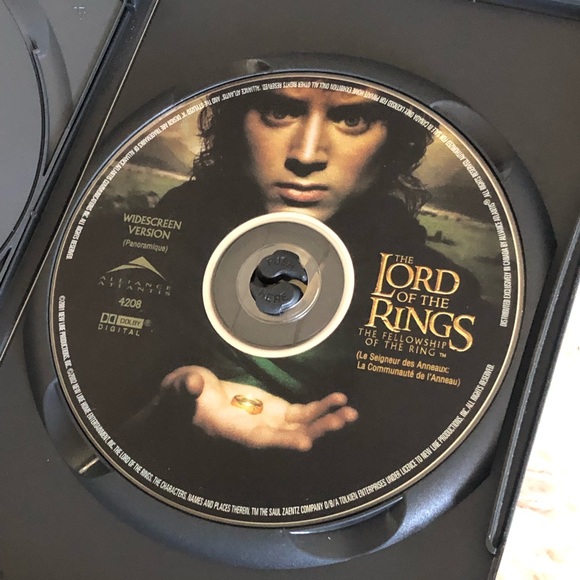 🎉 5/$15 🎉 THE LORD OF THE RINGS - THE FELLOWSHIP OF THE RING DVD - Picture 4 of 4